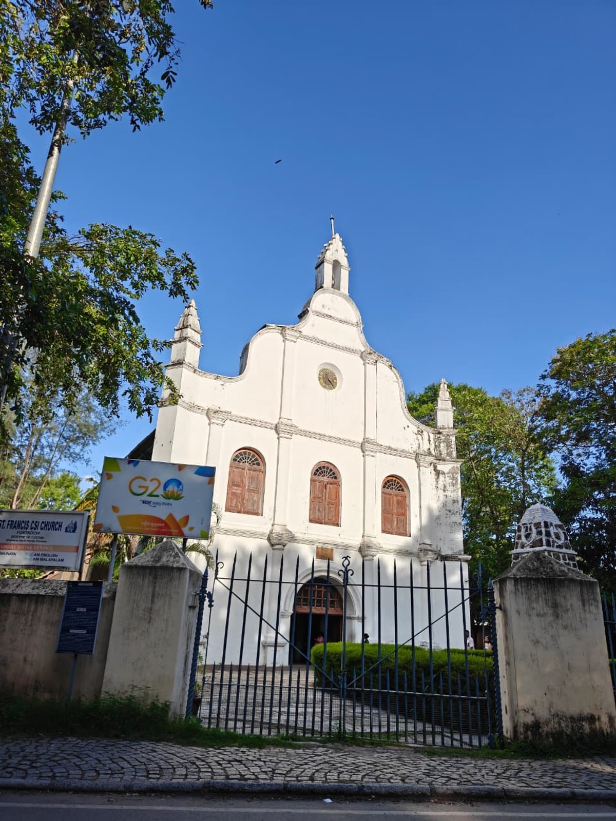 St Francis Church, the oldest European church in India, in Fort Kochi